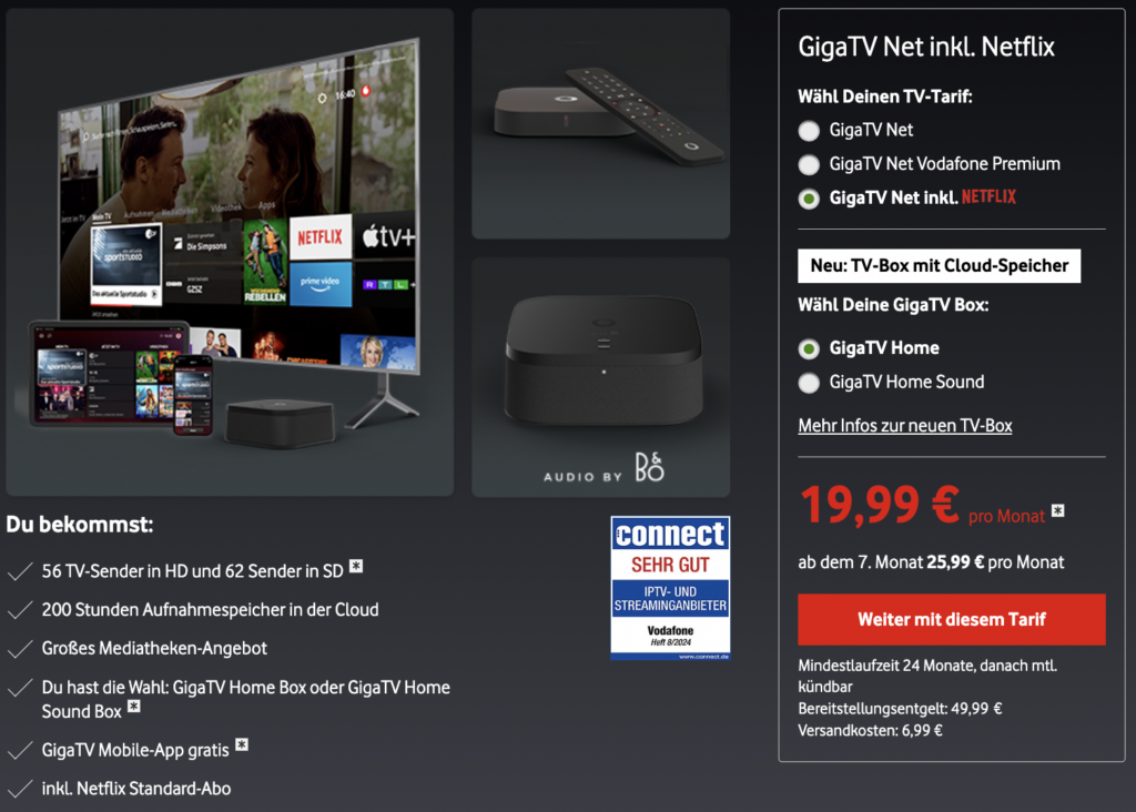 Vodafone GigaTV Net