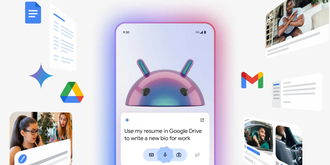 Google Gemini startet mit neuen Funktionen durch.