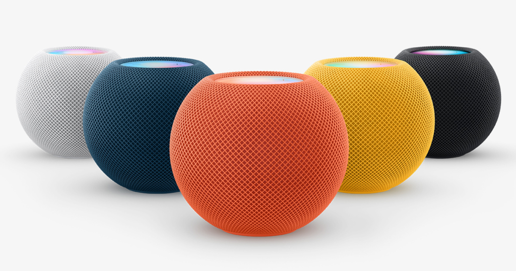 Der aktuelle HomePod mini muss ohne Display und Co. auskommen.