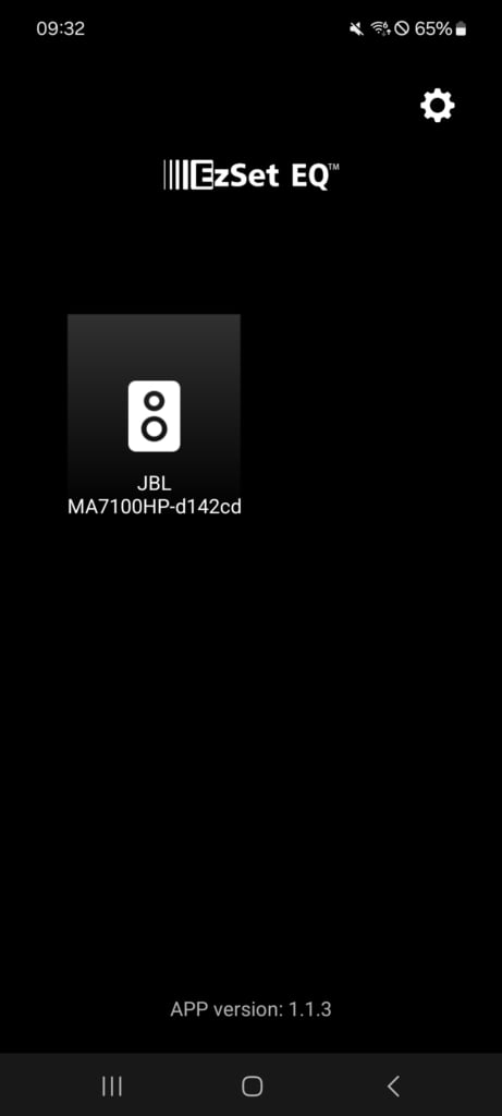 EZ Set EQ App Geräte