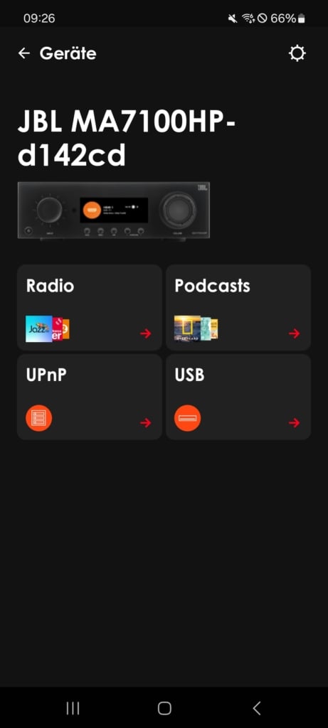 JBL Premium Audio App Streaming