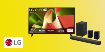 lg oled-fernseher b4 mit soundbar lg ds40tr im angebot