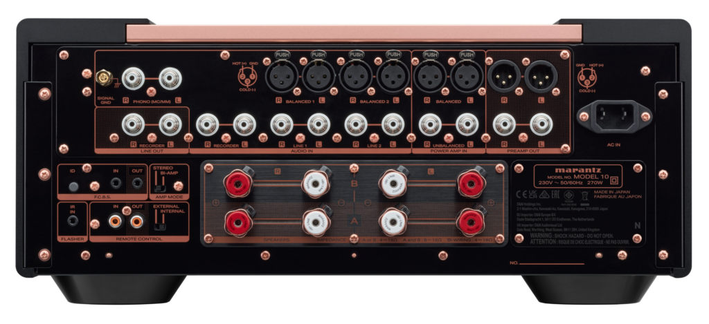 Marantz Model 10 Rückseite Schnittstellen