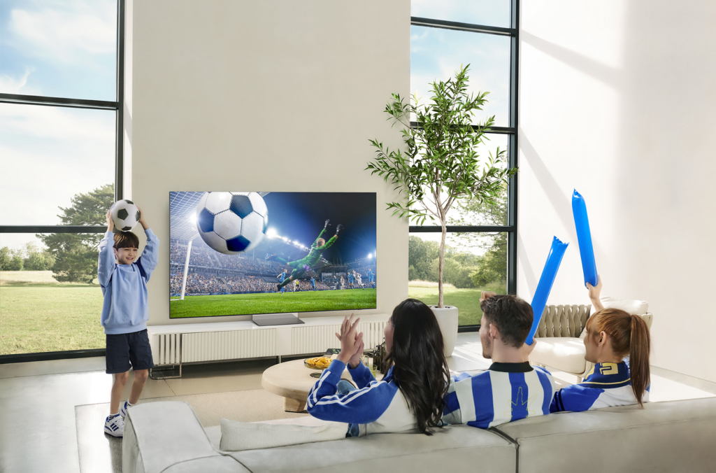 Fußball Samsung künstliche Intelligenz Zwischenbildberechnung