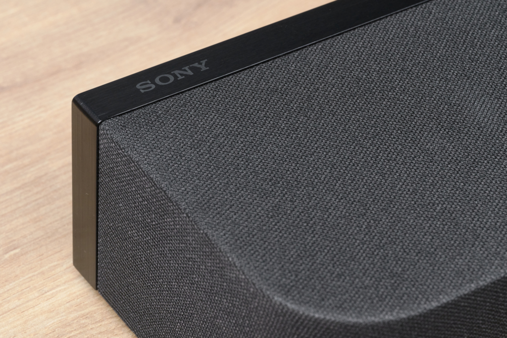 Detailaufnahme Oberseite links Sony Bravia Theatre Bar 9