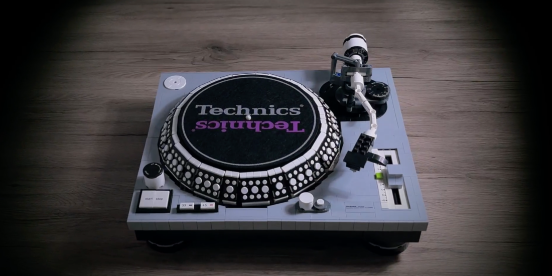 Technics SL-1200 MK2 aus Lego