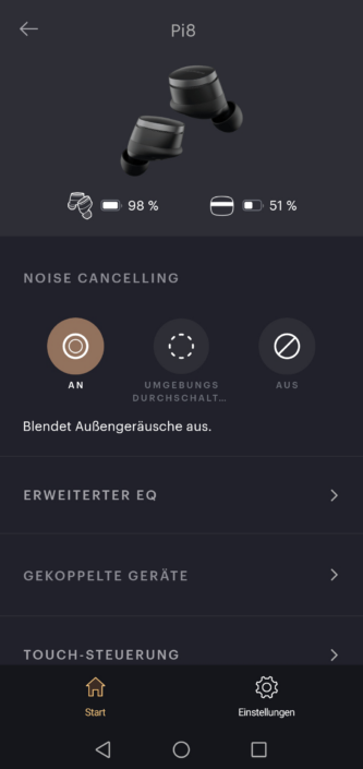 Bowers & Wilkins Pi8 – App