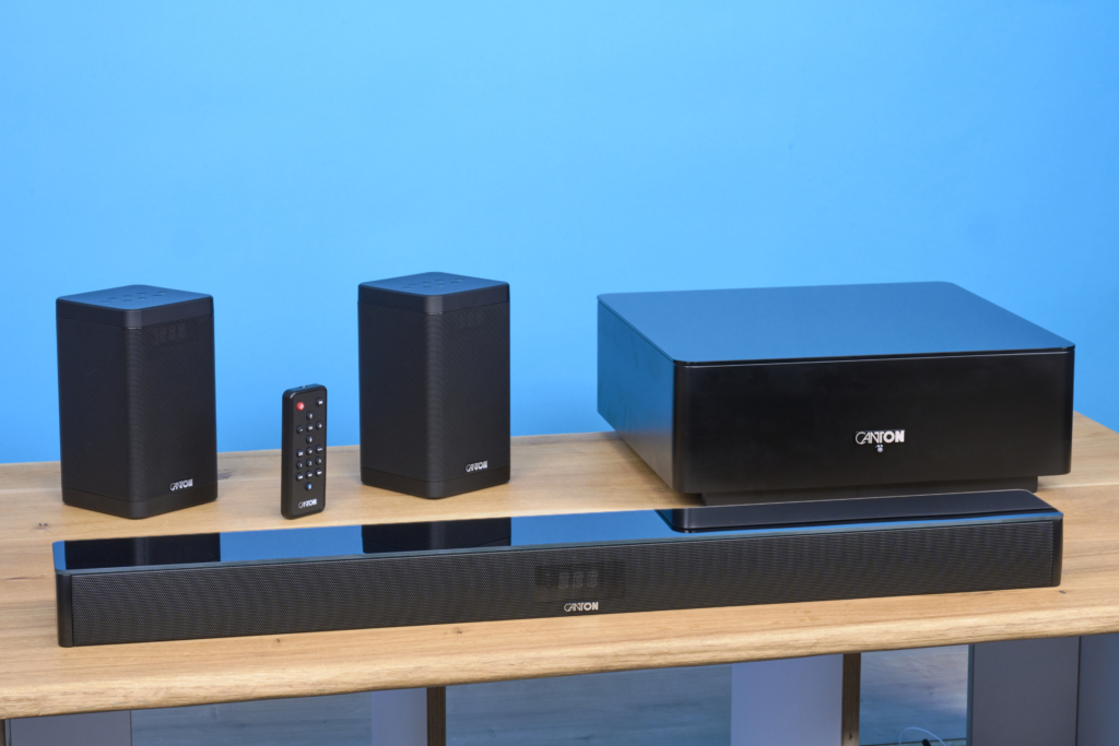 Wireless Heimkino Setup von Canton