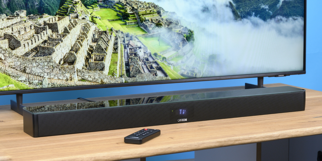 Canton Smart Soundbar 9 im Test: Schlanker All-in-One-Speaker fürs Heimkino