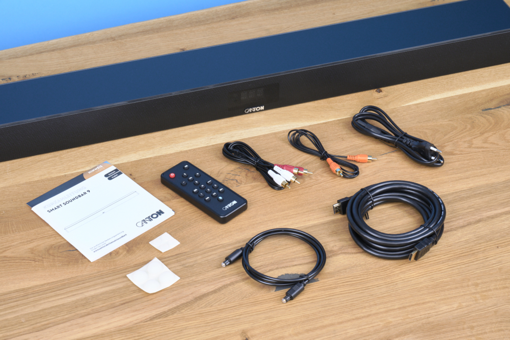 Lieferumfang Canton Smart Soundbar 9