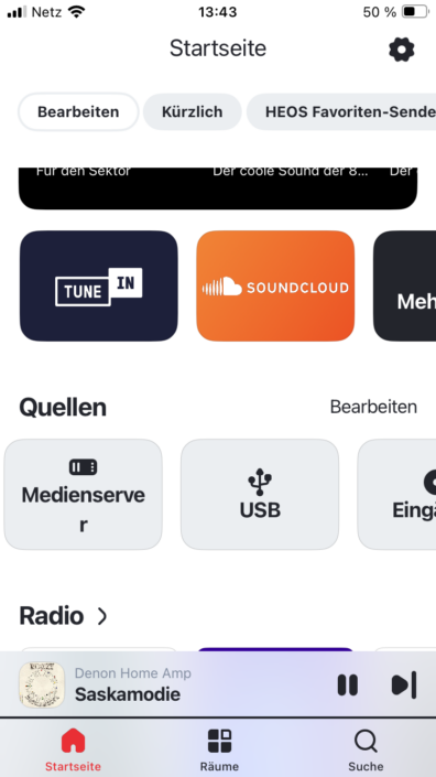 Denon Home Amp – Screenshot
