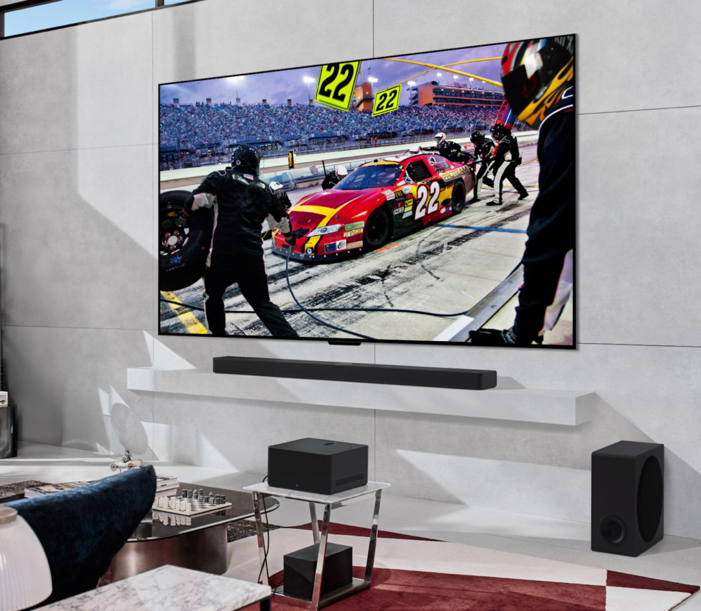 Der LG OLED evo M4 eignet sich auch perfekt fürs Gaming.