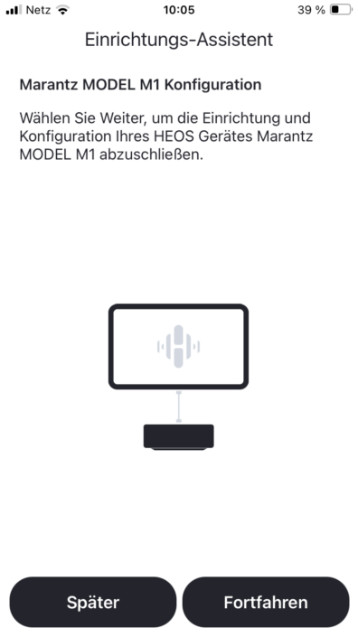 Marantz Model M1 – App Screenshot