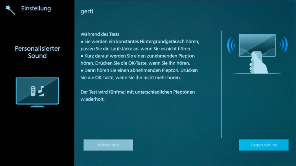 Personalisierter Sound