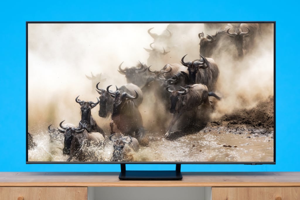 Samsung-Fernseher Frontalansicht