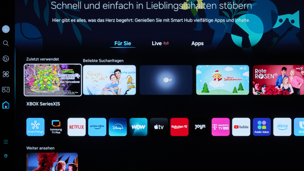 Tizen oder Google TV, Samsung- oder Sony-Fernseher