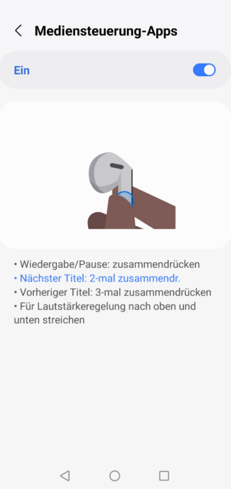 Samsung Galaxy Buds3 – App Screenshot