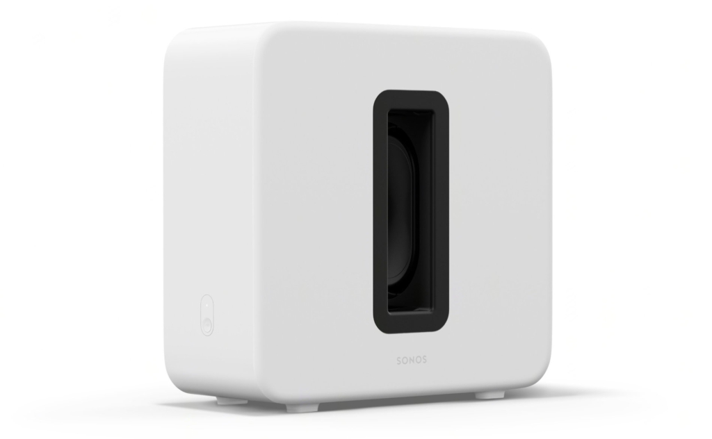 Der Sonos Sub 4 soll in Schwarz und Weiß auf den Markt kommen.