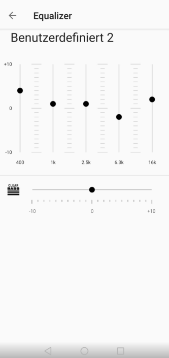 Sony WF-C510 – Screenshot EQ