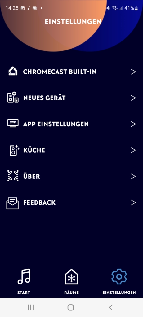 Canton App Einrichtung