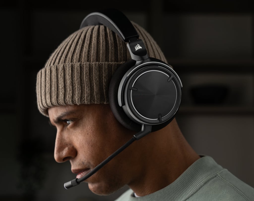 Das Corsair Virtuoso Max erscheint in den Farben Schwarz und Silber.