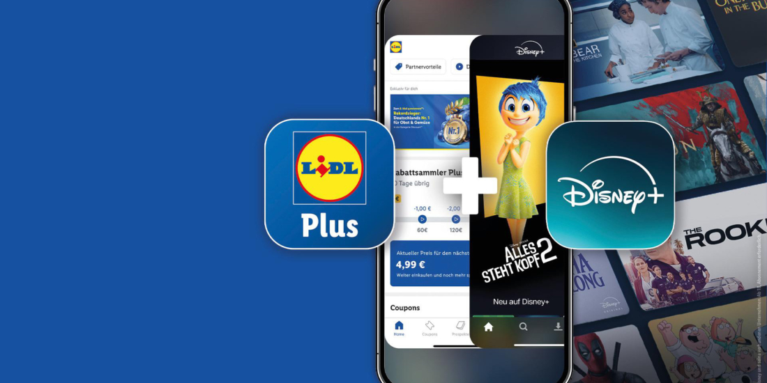 Lidl Plus liefert dir Disney+ gratis.