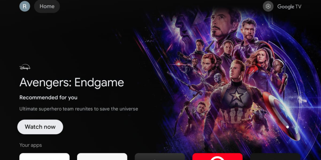 Google TV zeigt jetzt Werbung im "Nur Apps"-Modus.