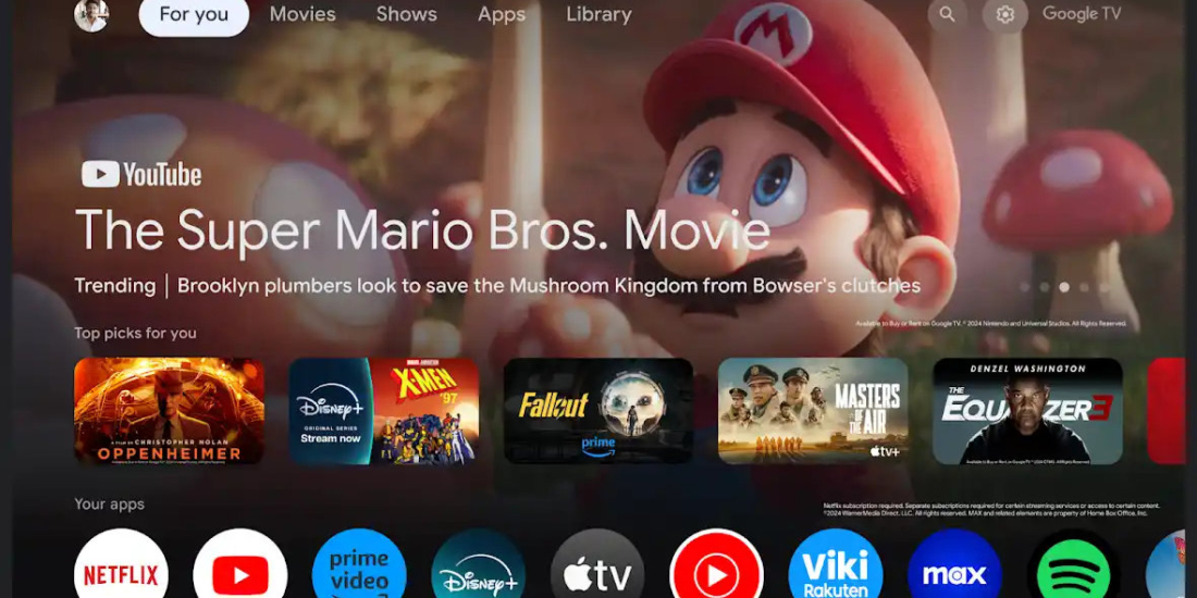 Smart-TVs mit Google TV sind für aggressive Werbung bekannt.