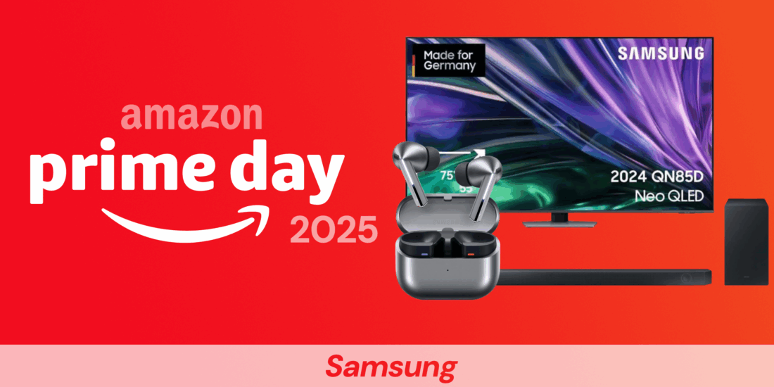 Samsung am Amazon Prime Day: TVs, Soundbars und Co. stark reduziert