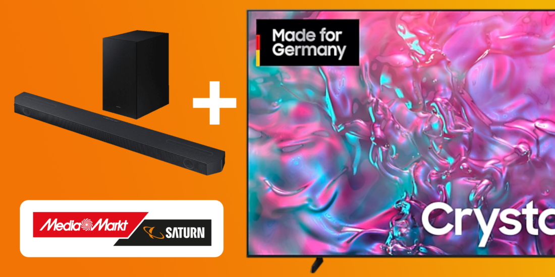 Samsung 98-Zoll-Fernseher und Soundbar im Angebot