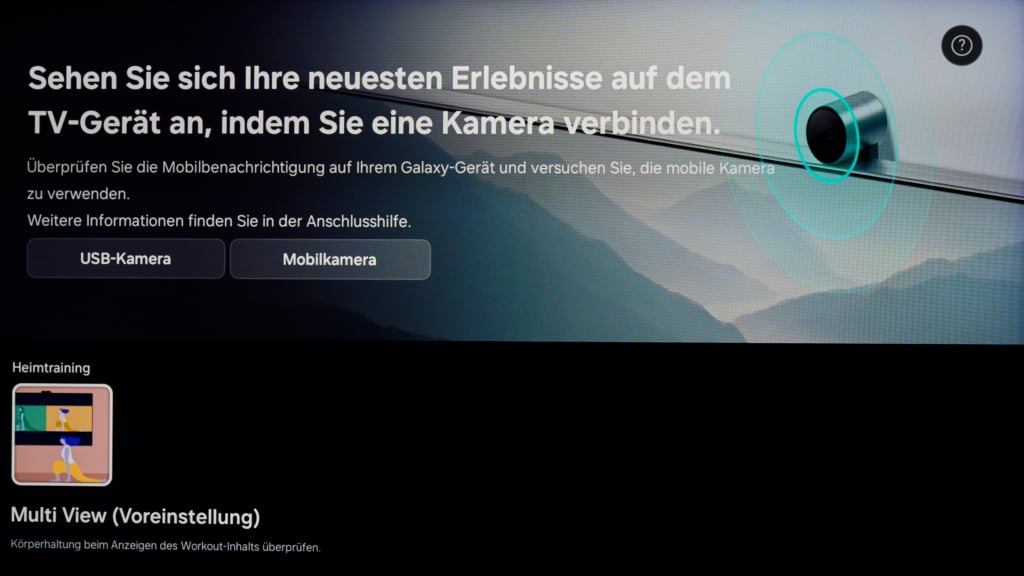 Kameraerlebnisse Samsung TV