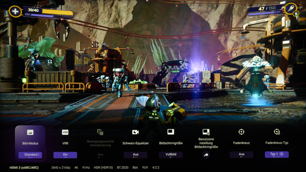 Gaming Overlay mit Ratchet & Clank: Rift Apart
