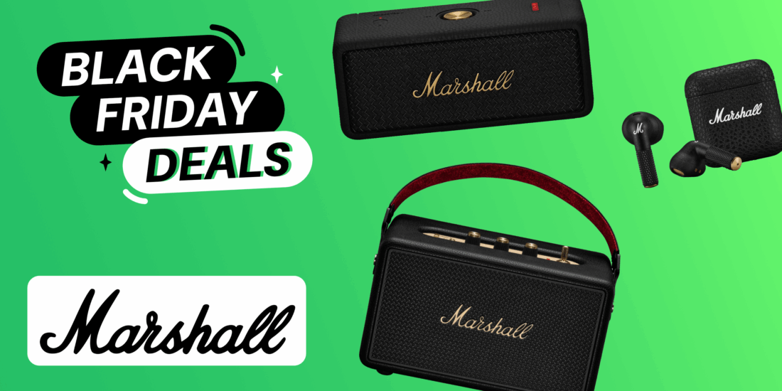 Marshall Black Friday Das sind die sieben besten Deals fuer Kopfhoerer und Lautsprecher