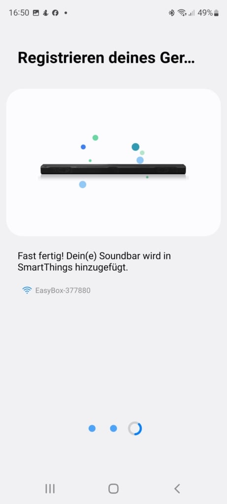 SmartThins App Registrierung