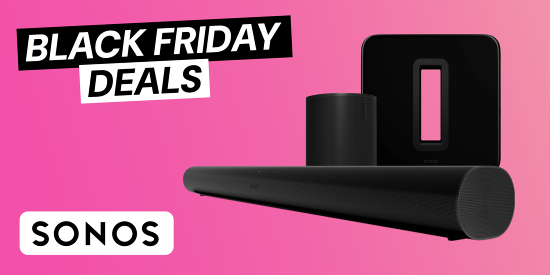 Sonos Lautsprecher und Soundbars zu Black Friday Preisen abgreifen