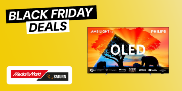 Starker Black Friday Rabatt fuer OLED-Fernseher mit Ambilight
