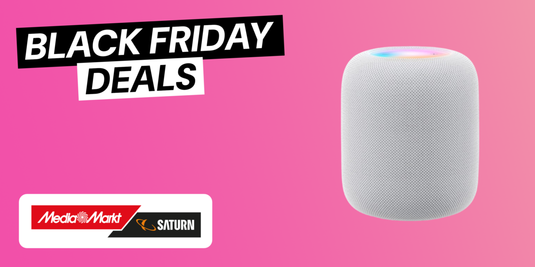 Seltener Rabatt auf Apple HomePod: Black Friday bei MediaMarkt
