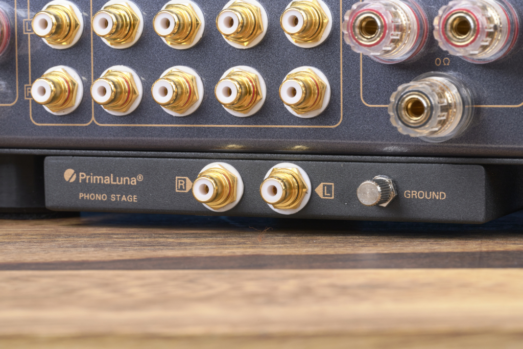 Beste Röhrenverstärker Prima Luna Evo 100 Tube Integrated Amplifier Phono-Eingang Detail
