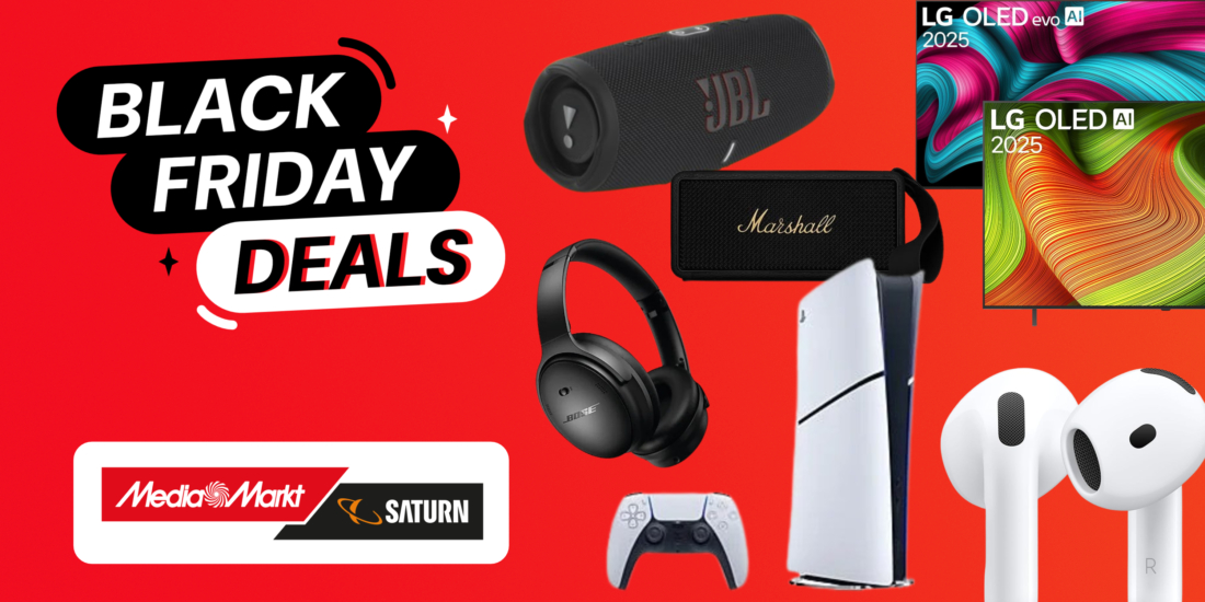 Black Friday bei Saturn: Spare hunderte Euro mit diesen 8 Deals