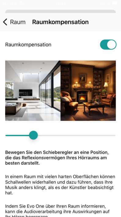 Cambridge Audio Evo One App Screenshot Raum