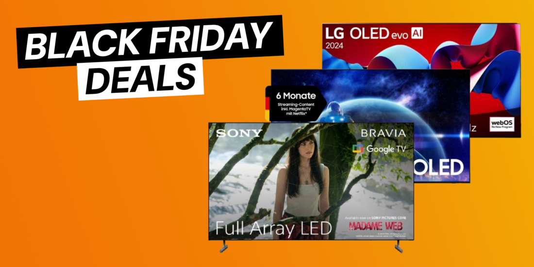 Fernseher-Schnäppchen am Black Friday: Die Top 6 Deals bis 1.000 Euro
