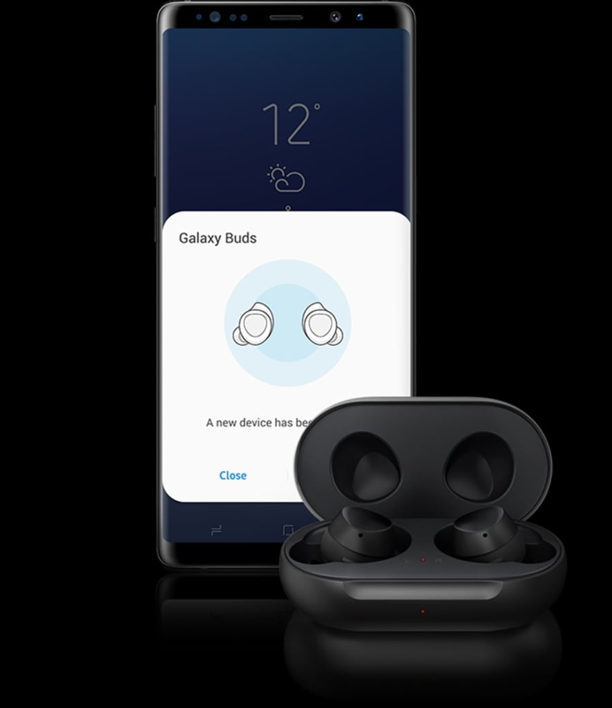 Galaxy Buds mit Smartphone