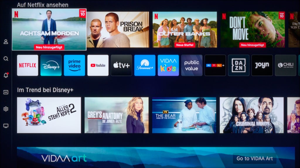 VIDAA Smart TV bei Hisense
