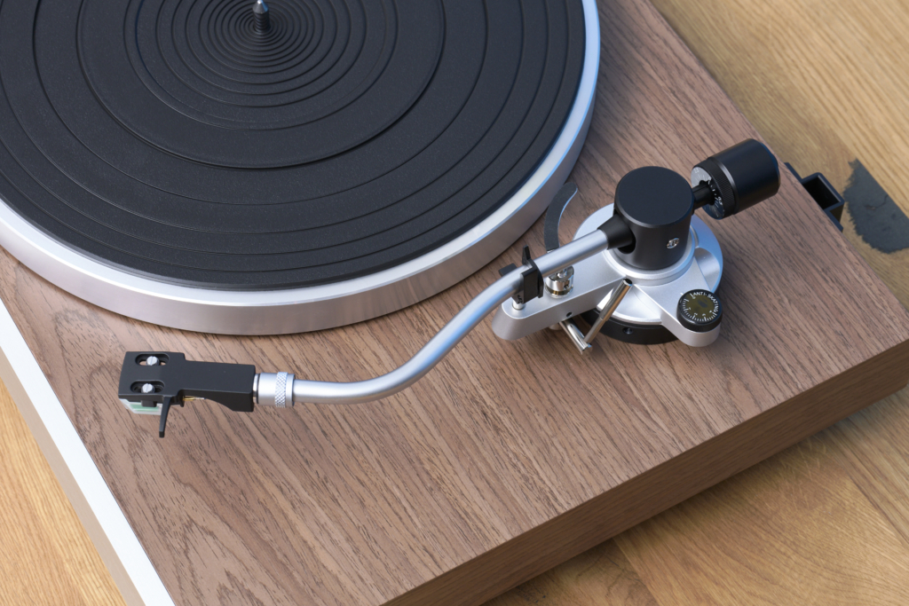 JBL TT350 Classic Tonarm von oben