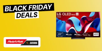 LG OLED C4 so günstig wie nie: 65 Zoll großer Premium-Fernseher fast 60% reduziert!
