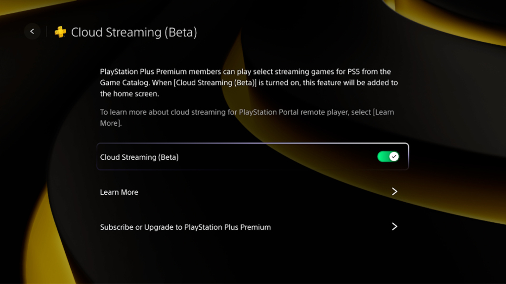 Am PlayStation Portal funktioniert ab sofort das Cloud-Gaming.