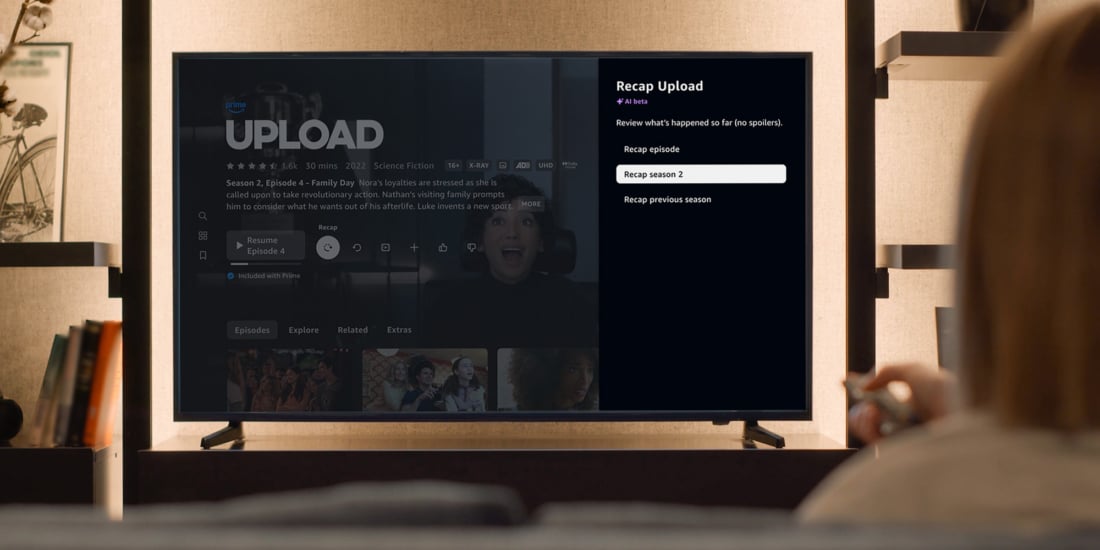 Prime Video bietet bald KI-Zusammenfassungen über X-Ray Recap an.