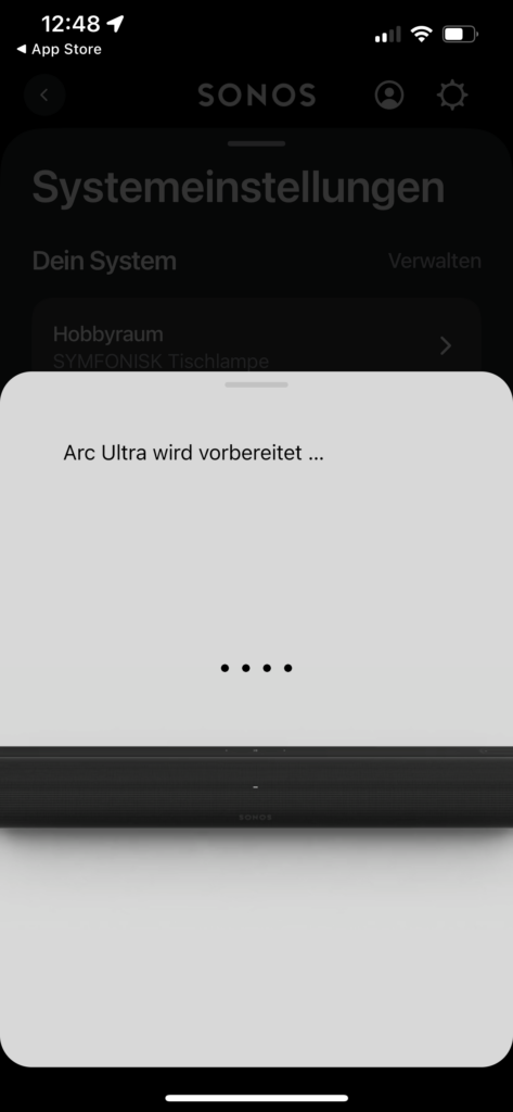 Einrichtung Sonos App