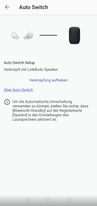 Sony LinkBuds Fit Screenshot