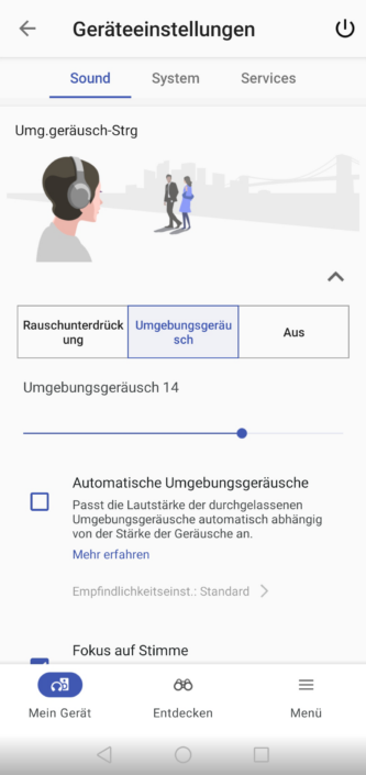 Sony LinkBuds Fit Screenshot